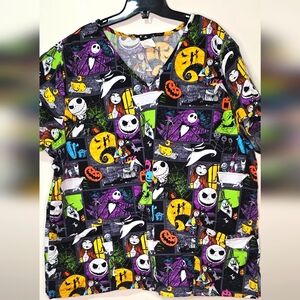 Halloween Scrub top